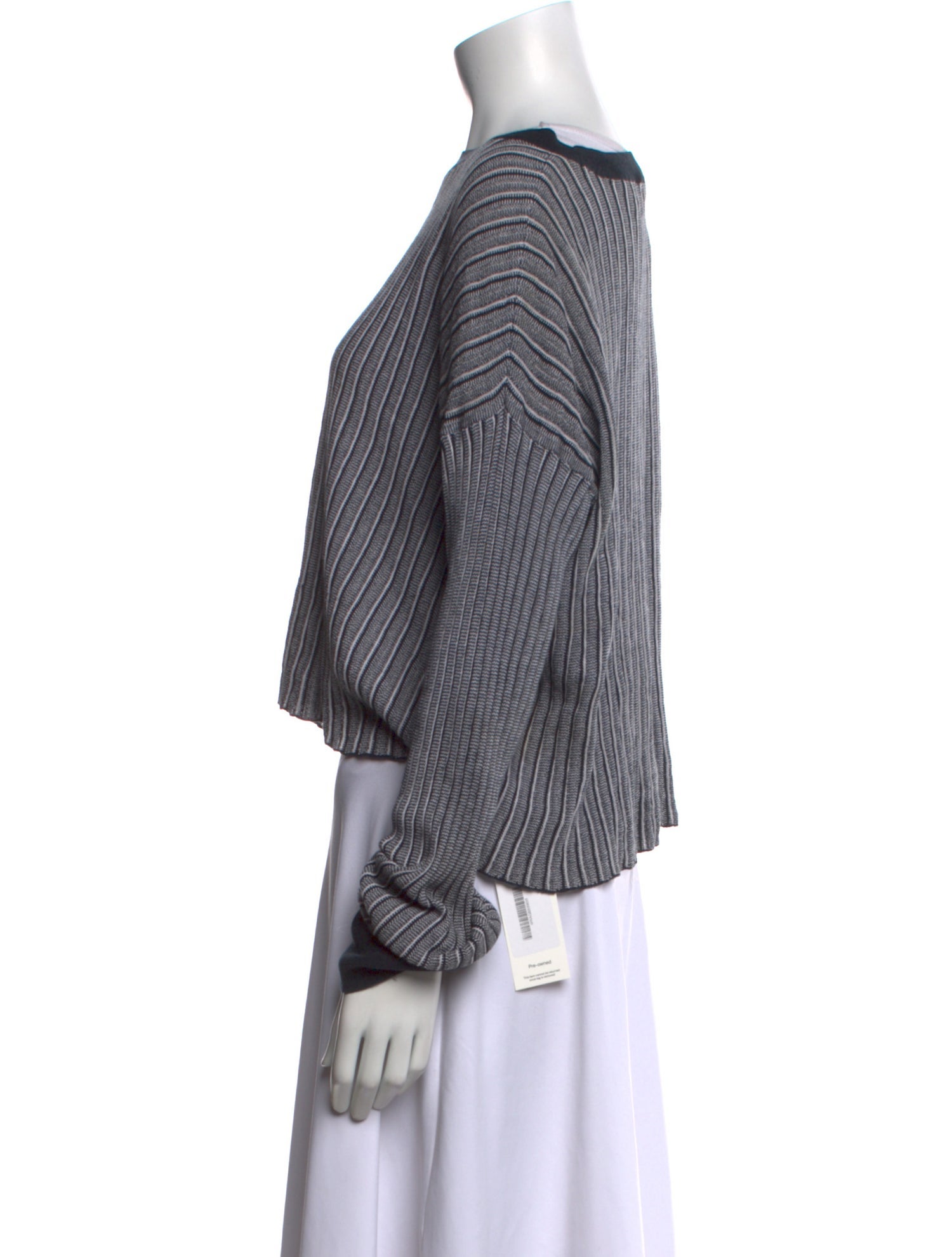 Rag & Bone Striped Bateau Neckline Sweater